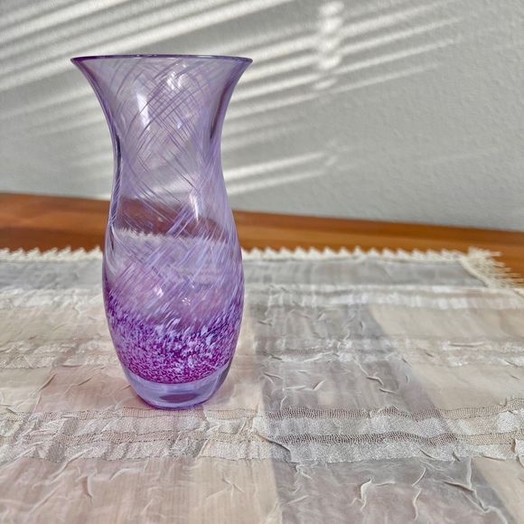 Caithness Vintage Scottish Glass Vase from Scotland, Vintage Vases - Picture 2 of 10